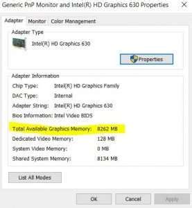 total available graphics memory|what is dedicated gpu memory.